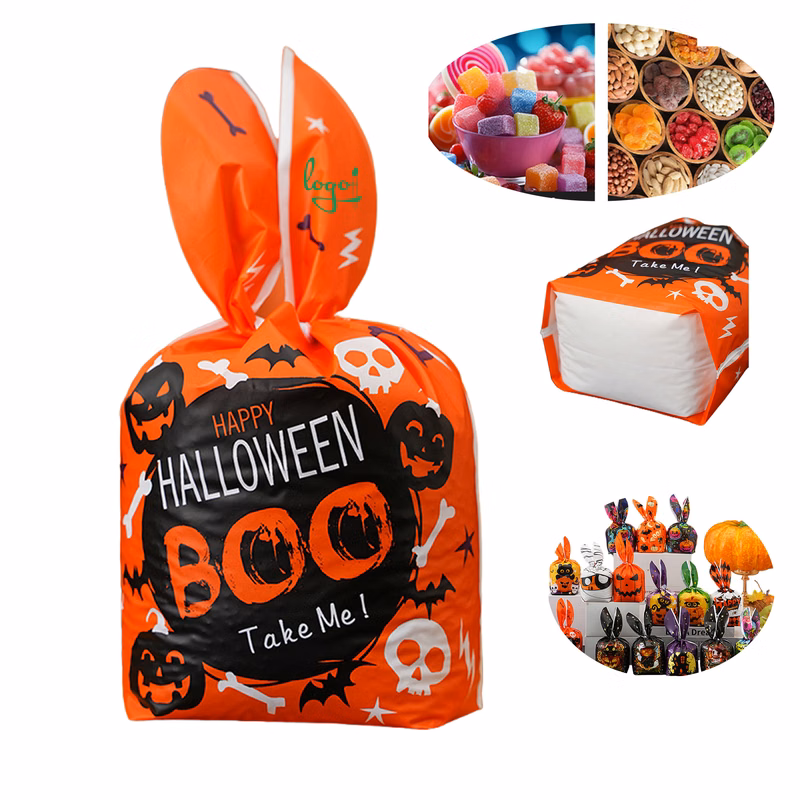 Personalized Halloween Candy Rabbit Bag Set
