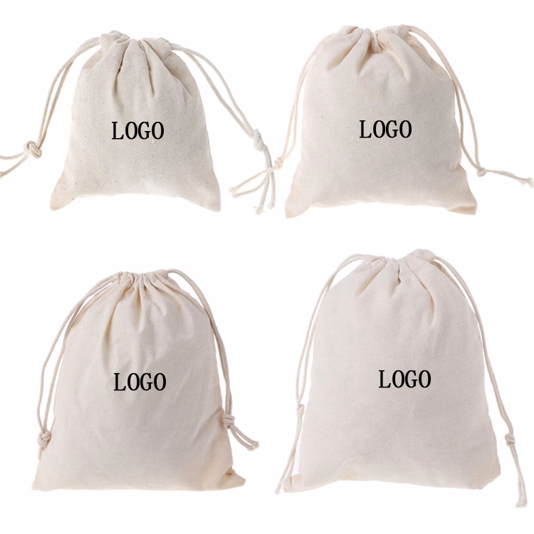 Pouch Cotton Drawstring Ecological Bag