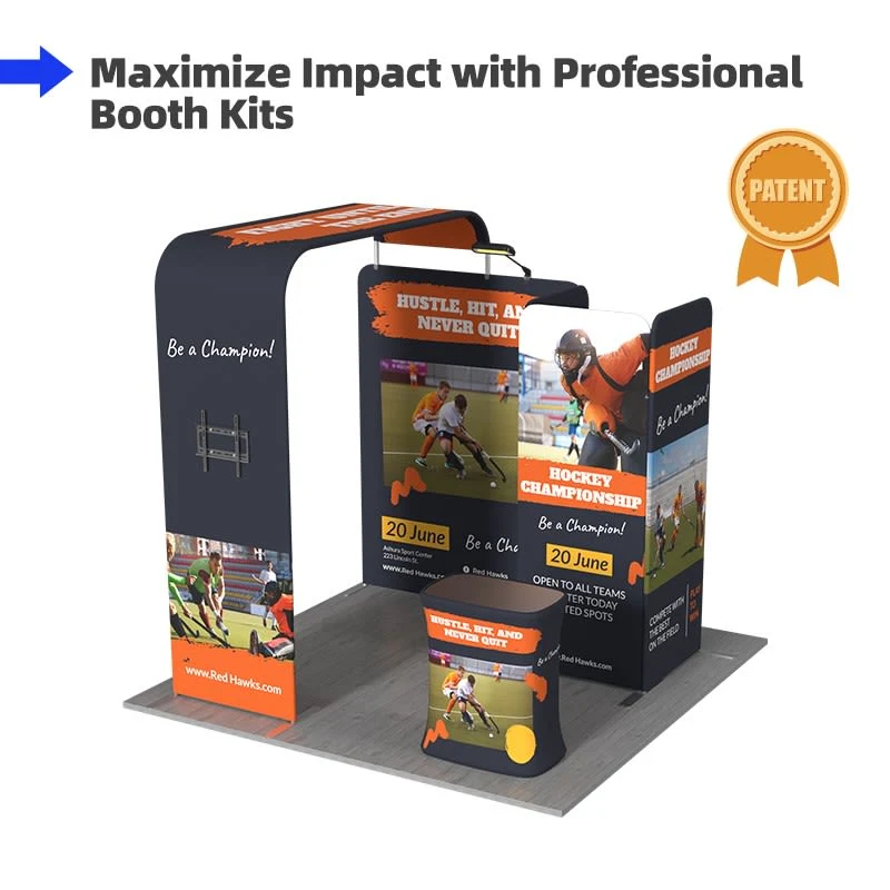 10x10ft Trade Show Booth Kit - B8 1