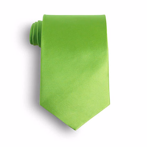 Lime Green Silk Tie