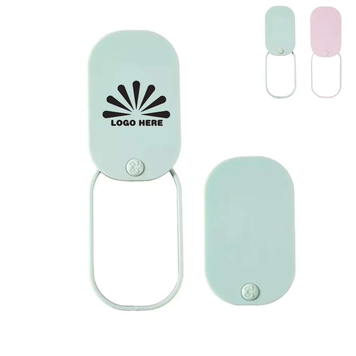 Square Rounded Corner Sliding Mirror With Customizable Logo 1
