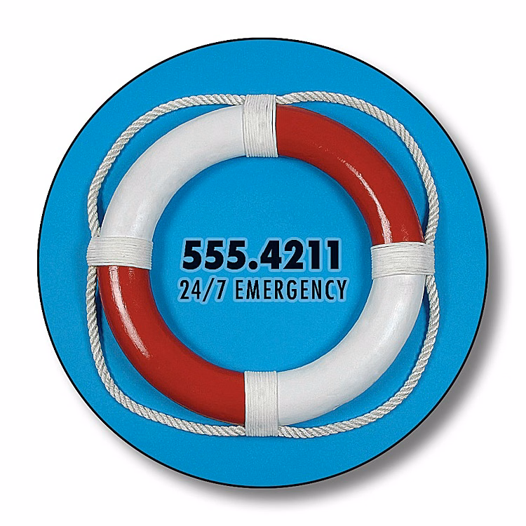 Magnet - 1.5 Inch Diameter Circle - 25 mil.