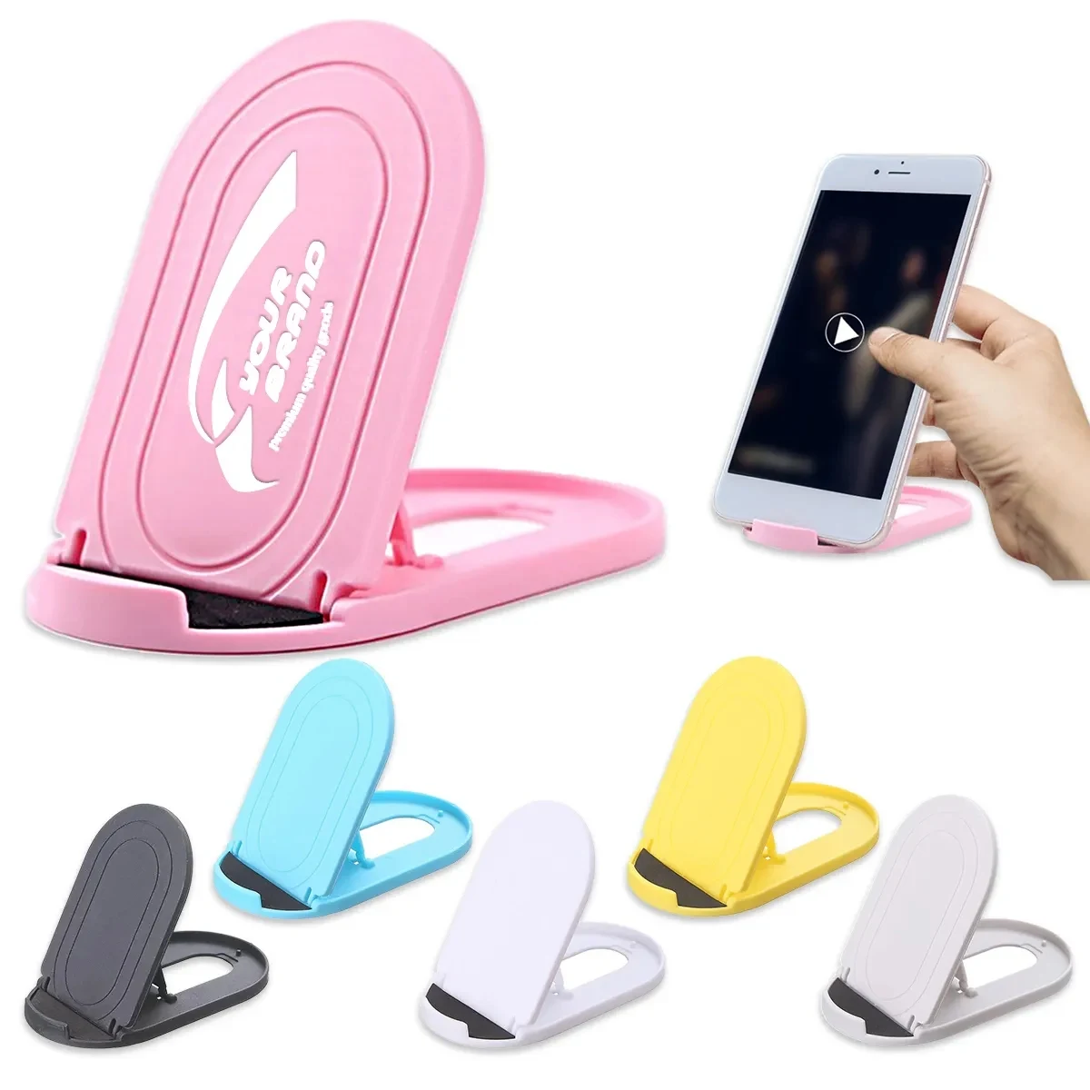 Mini Foldable Multi-Angle Adjustable Desktop Phone Holder 1