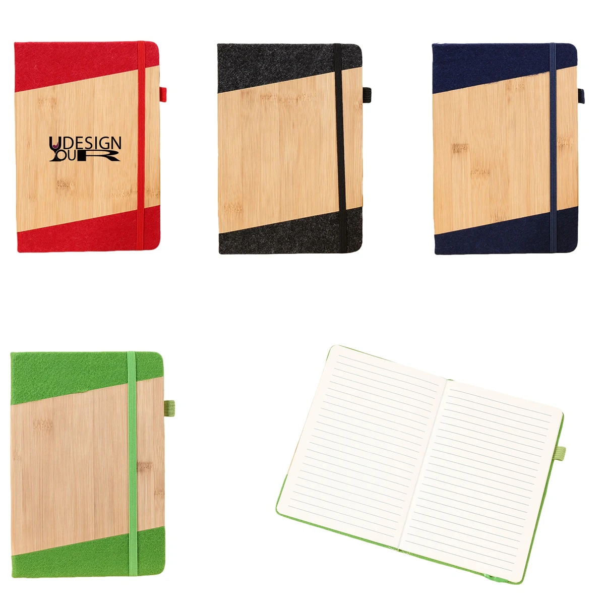 Bamboo Covered Notebook 1