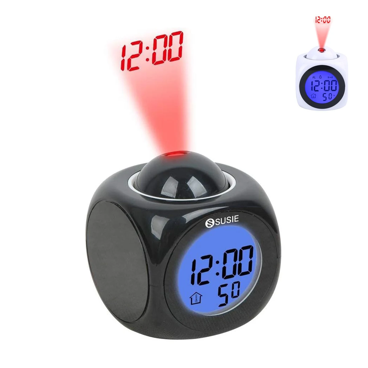 LED Projection Alarm Clock 1