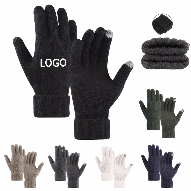 New Warm And Winterproof Cashmere Knitted Gloves