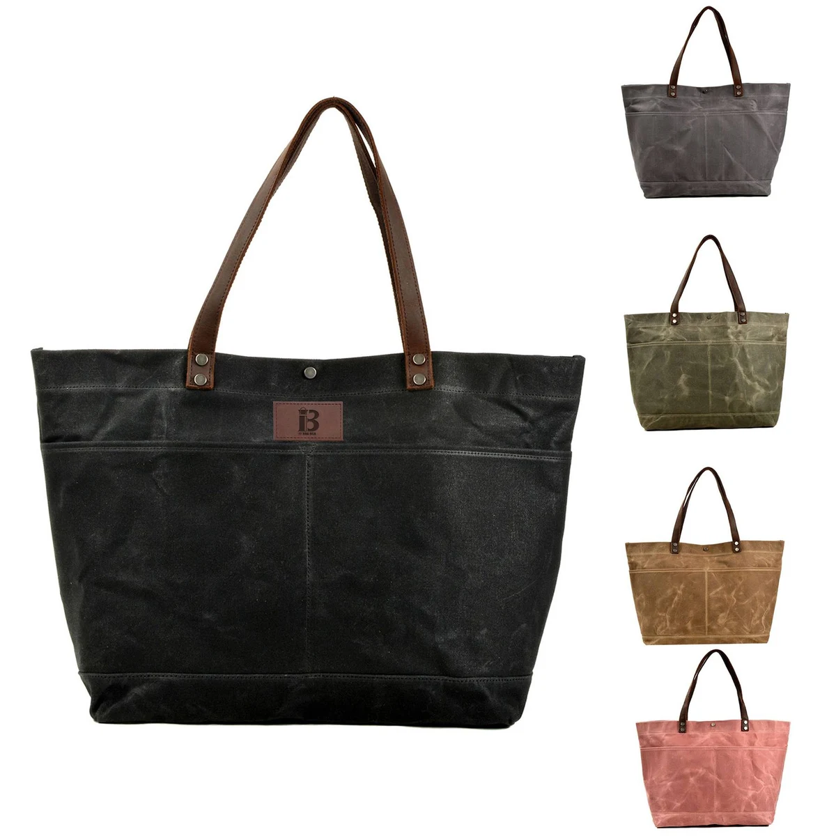 Canvas Resuable Tote bag, custom tote bag with logo imprint 1