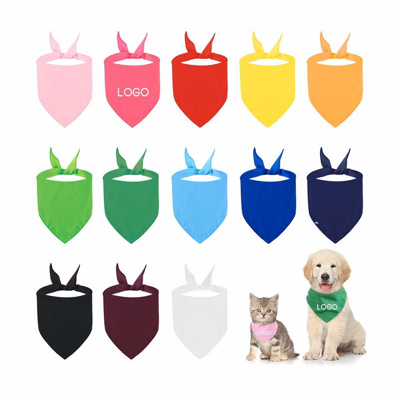 Large Dog Triangle Bandanas