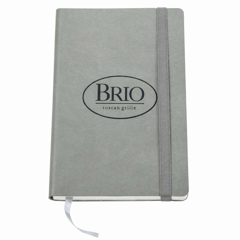 Pavia Light Gray Soft Cover Journal 8.5" x 5.5"