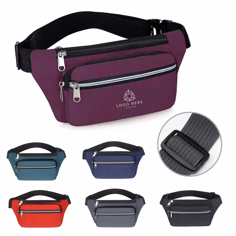 Fanny Pack With Zipper Pockets