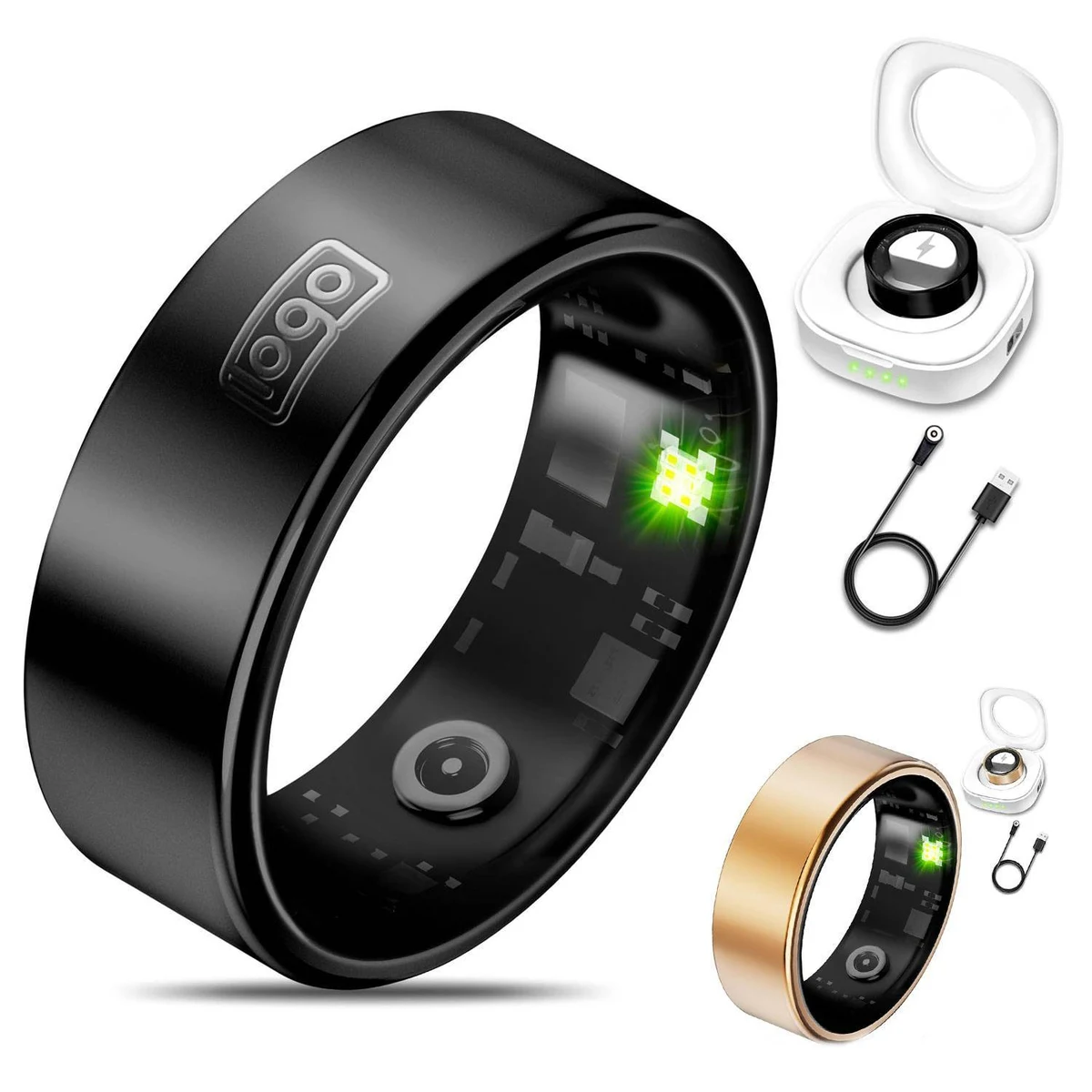 Multifunctional Smart Health Monitoring Bluetooth Ring 1