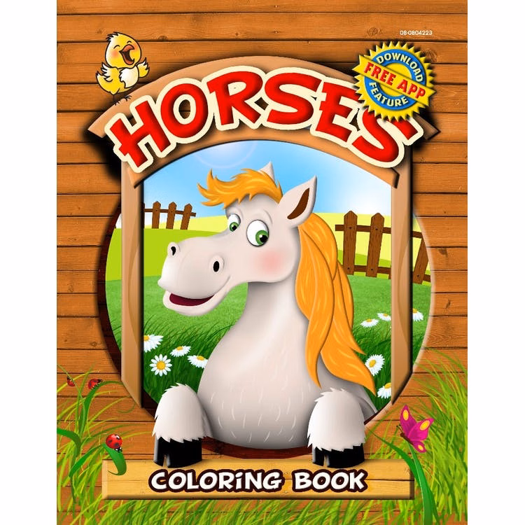 Horses Coloring Books - 96 Pages Free App Download