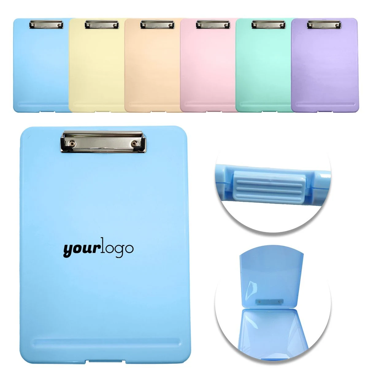 Plastic Clipboard with Built-in Storage for Work & School 1