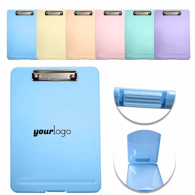 Plastic Clipboard with Built-in Storage for Work & School