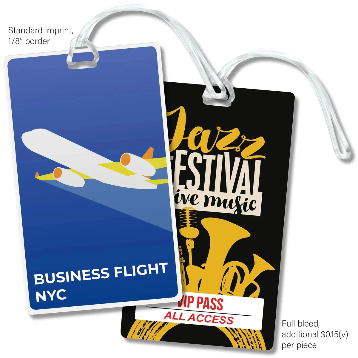 Imprinted Large Luggage Tag 1