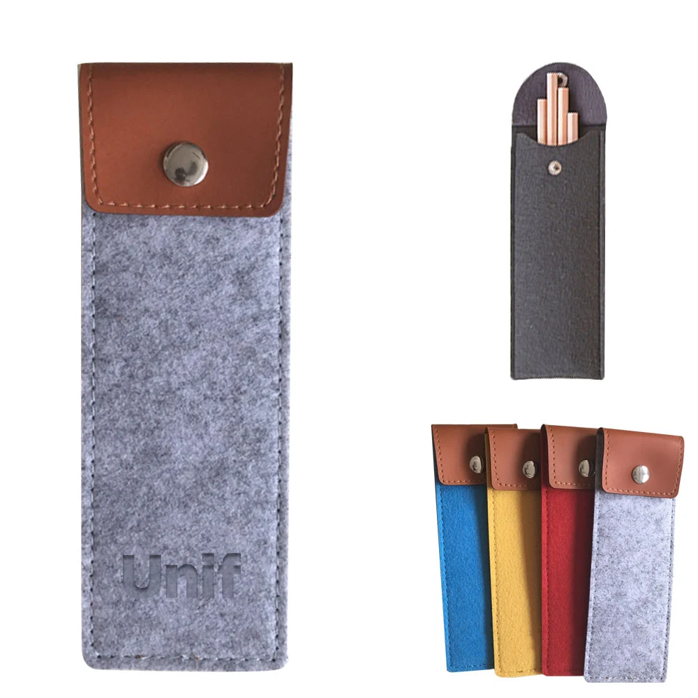 Snap Felt Pen Case pouch for school office 1