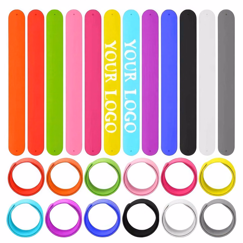 Custom Silicone Slap Bracelet Festival Wristband