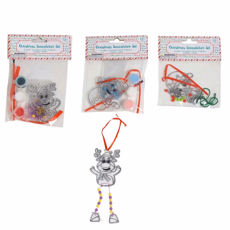 Christmas Suncatcher Sets - Assorted