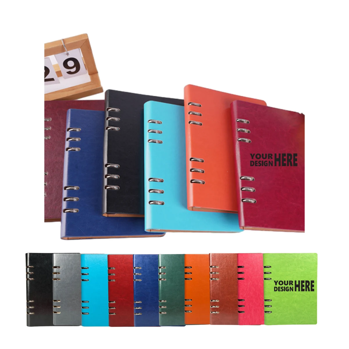 Multi Sized Loose Leaf Leather Notebook 1