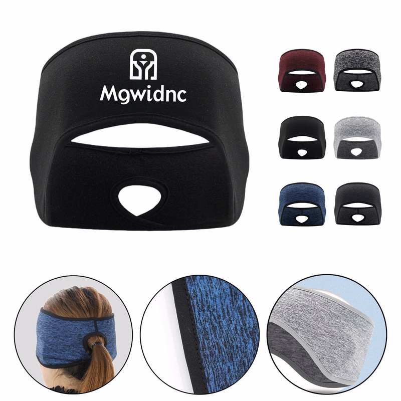 Winter Fleece Tie-Dye Fashion Sport Headband for Cold Weather - Non-Slip