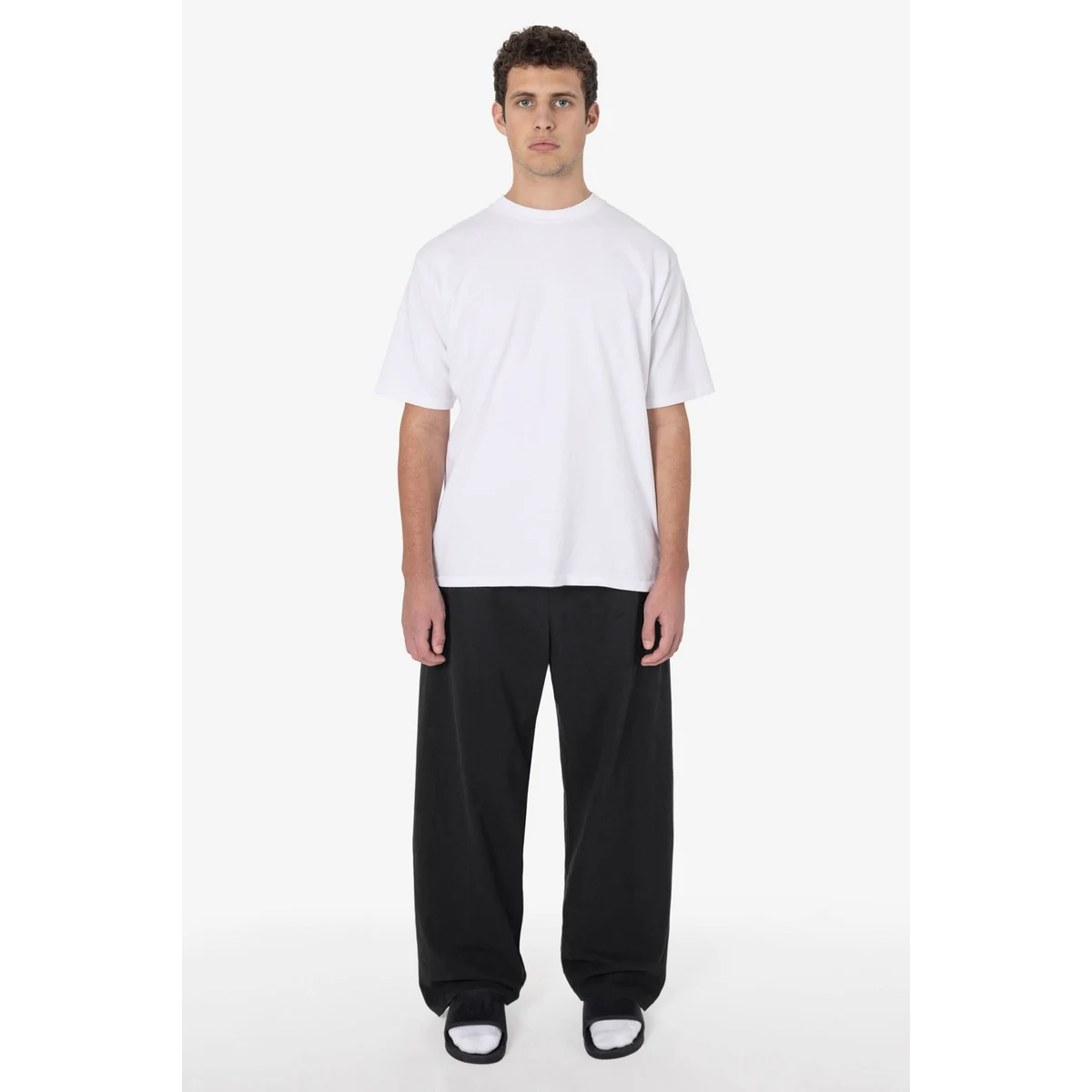 MENS WIDE LEG JERSEY PANT 1