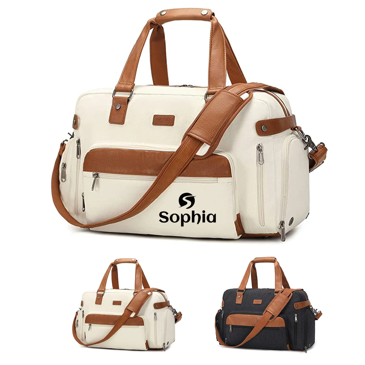 Canvas Overnight Travel Carry On Bag 1