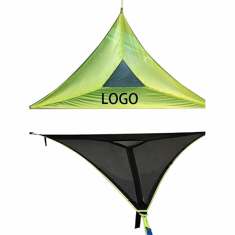 Portable Multi-Person Triangle Hammock Tent