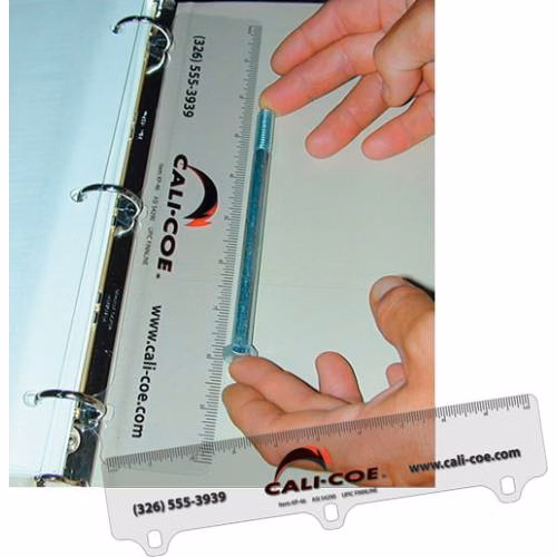 Clear Binder Ruler
