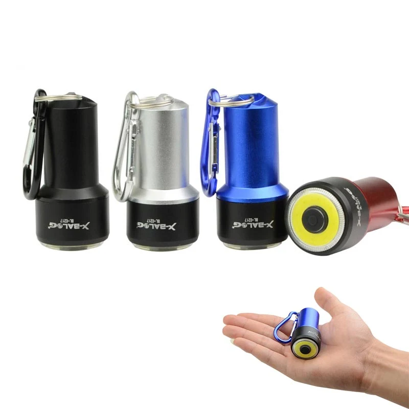 Mini COB Flashlight with Carabiner 1