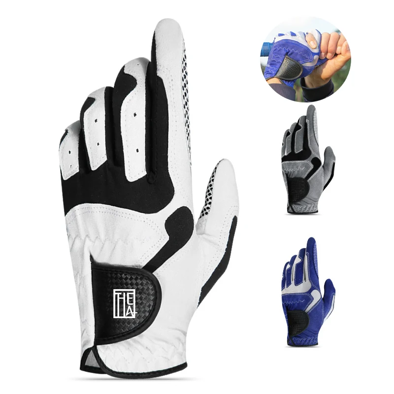 Men's Full Finger Golf Glove With Anti-Slip Palm Grip 1