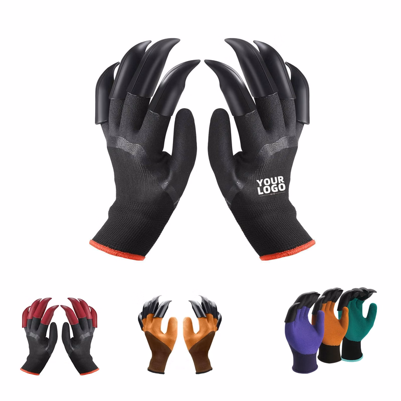 Garden Gloves With Fingertips Claws