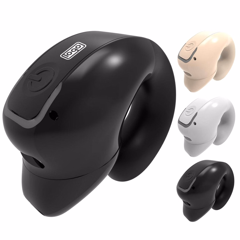 Wireless Bluetooth Ear Hook Headset w/ Noise Cancellation