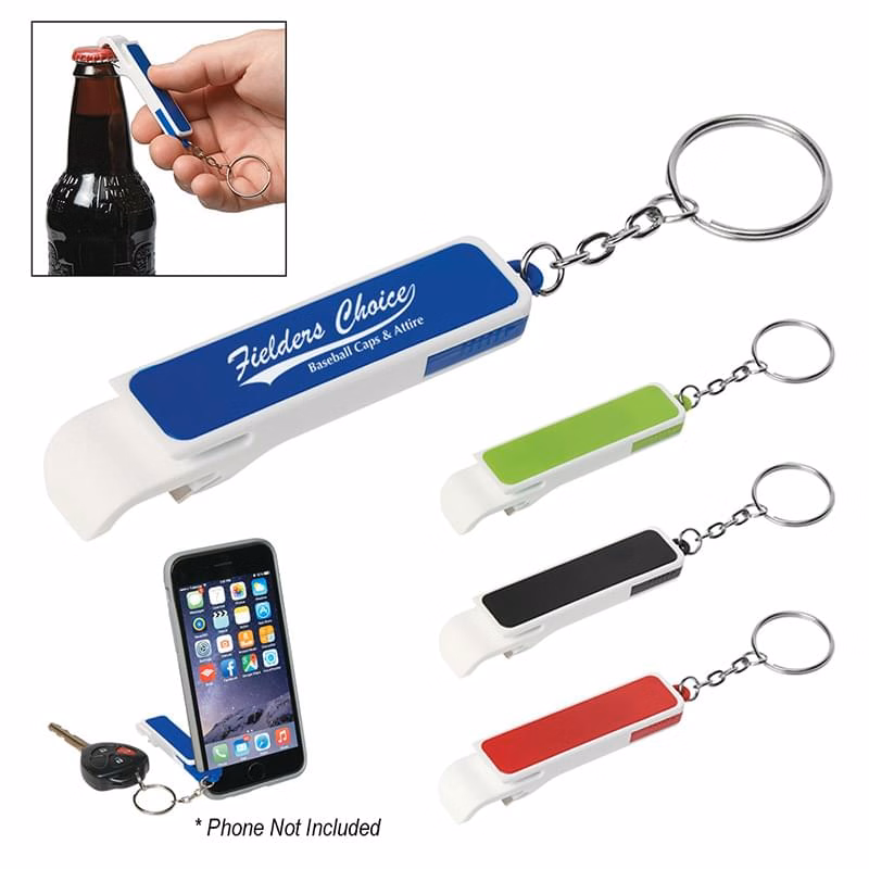 Bottle Opener/Phone Stand Key Chain