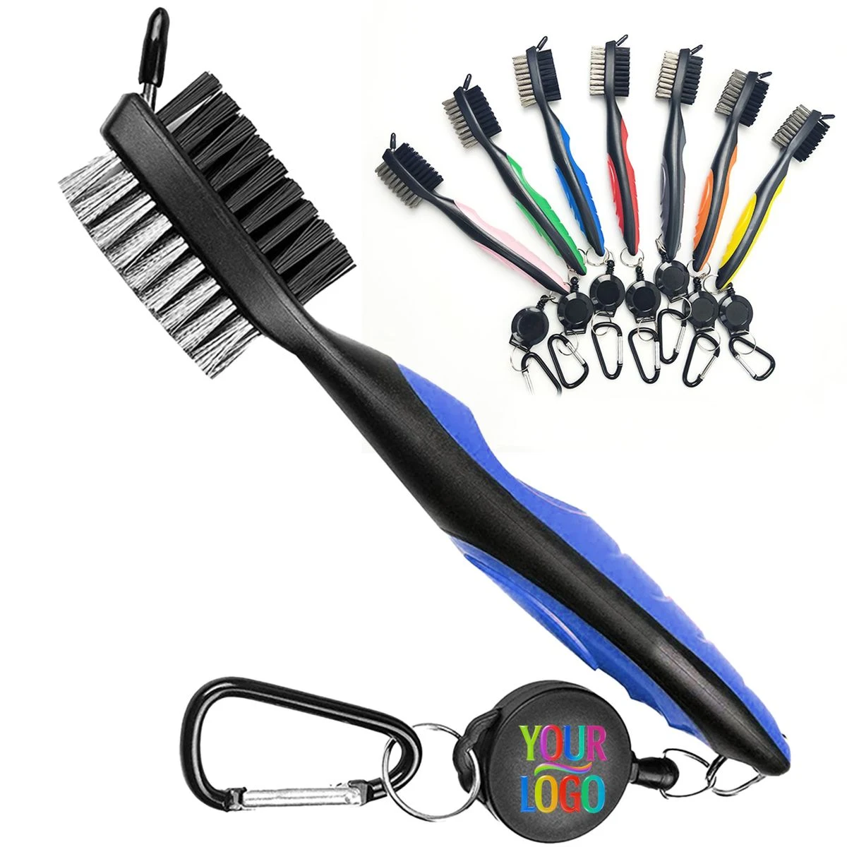 Custom Dual-Sided Golf Club Cleaning Brush 1