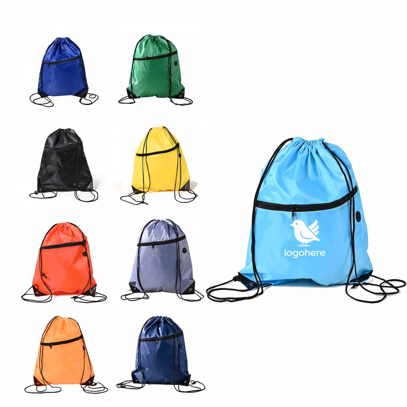 MOQ 20 Waterproof Sports Drawstring Gym Backpack