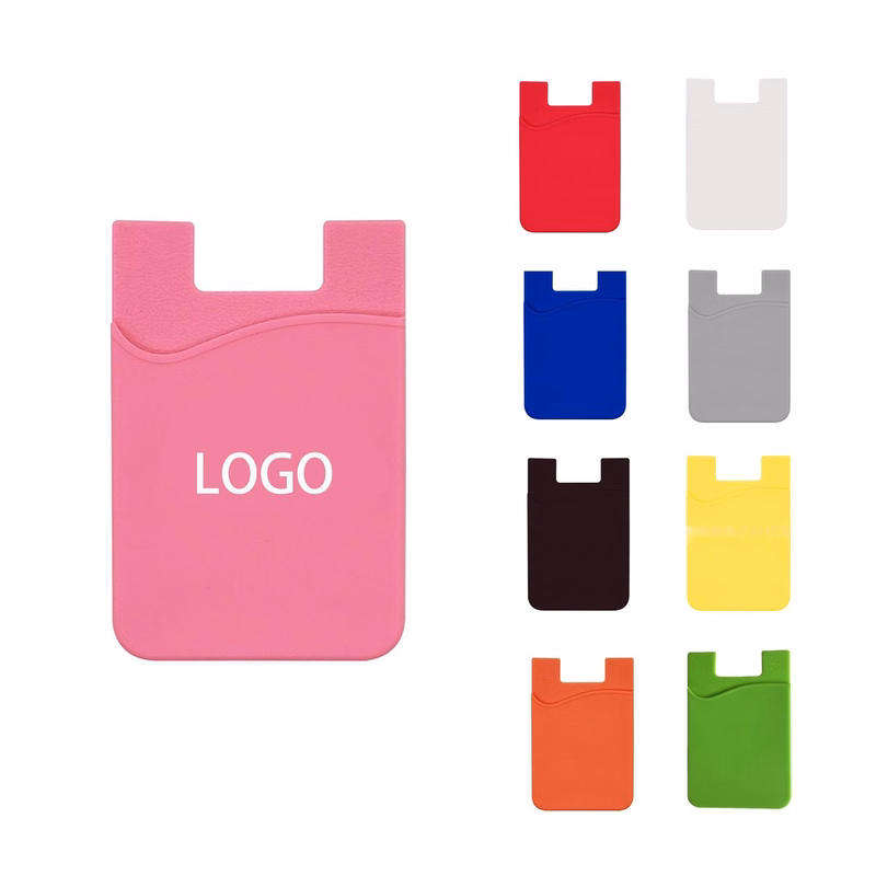 Stick-On Silicone Card Sleeve