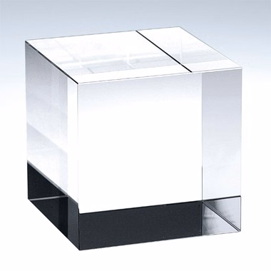 XLarge - Straight Crystal Cube Award/Paperweight