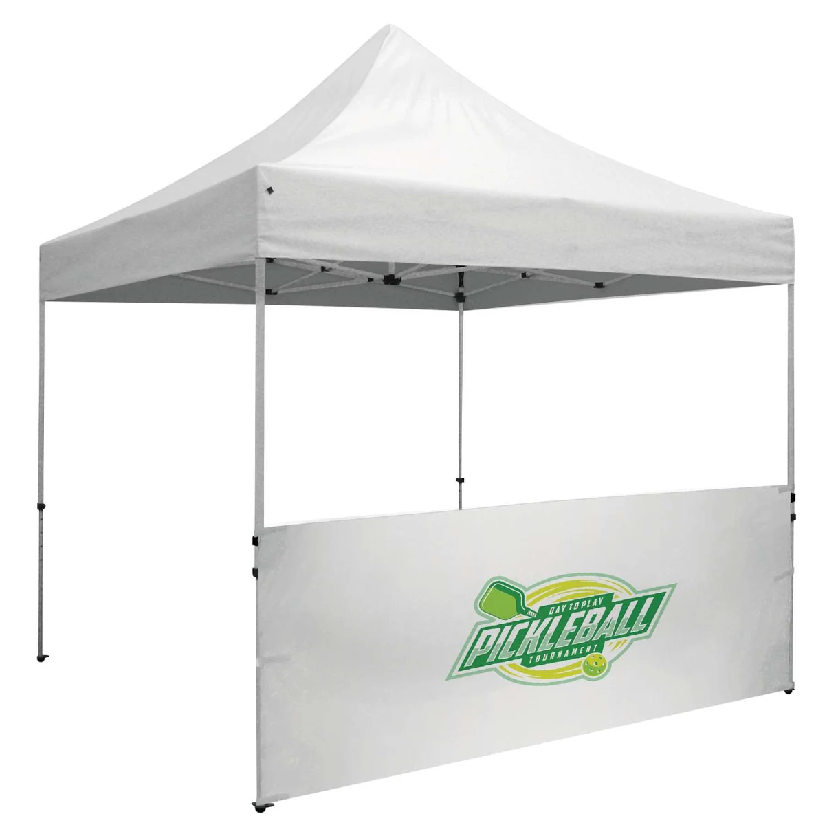 10' Premium Tent Half Wall Kit (Full-Color Imprint) 1