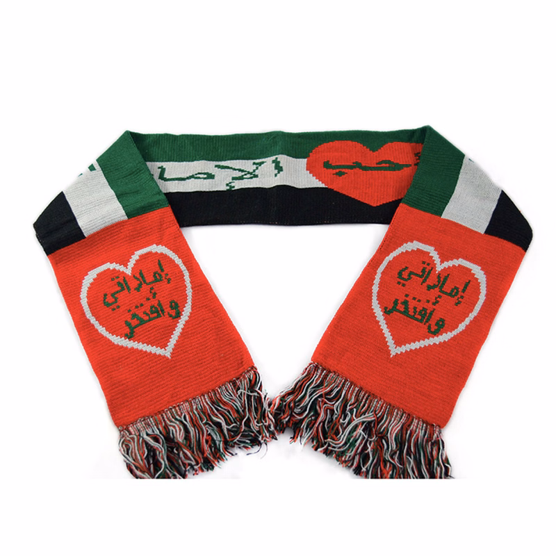 Customizable Knitted Fan Scarfs 100pcs