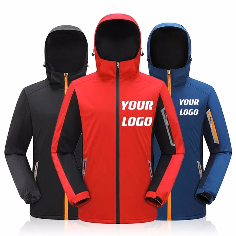 Windproof Winter Coat Outdoor Hooded Rain Jackets