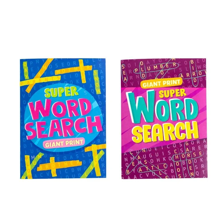 Large Print Word Search Books - 80 Pages -Two Titles 1