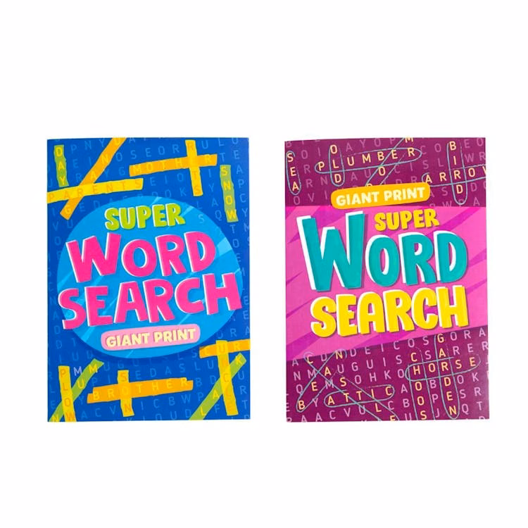 Large Print Word Search Books - 80 Pages -Two Titles
