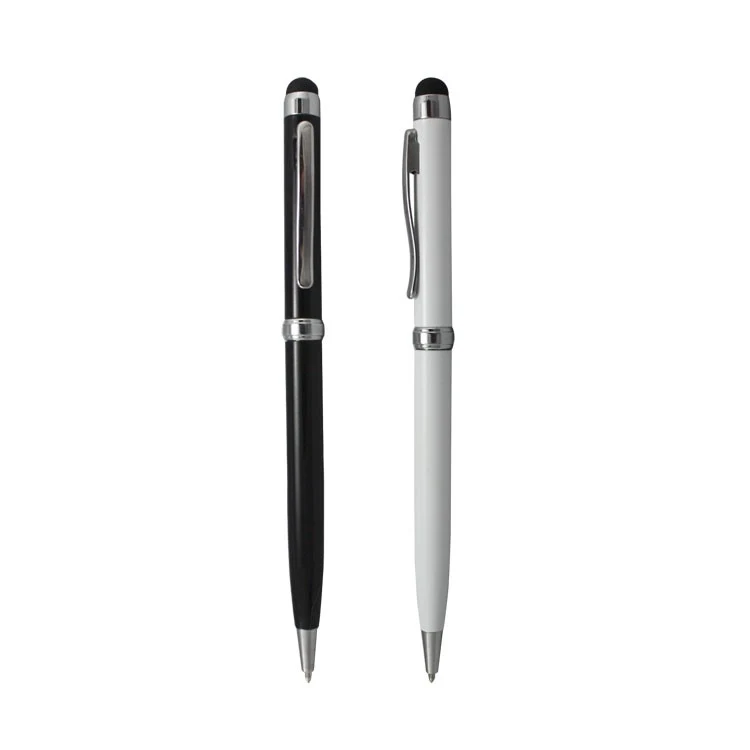 Classic twist-action metal ballpen with stylus 1