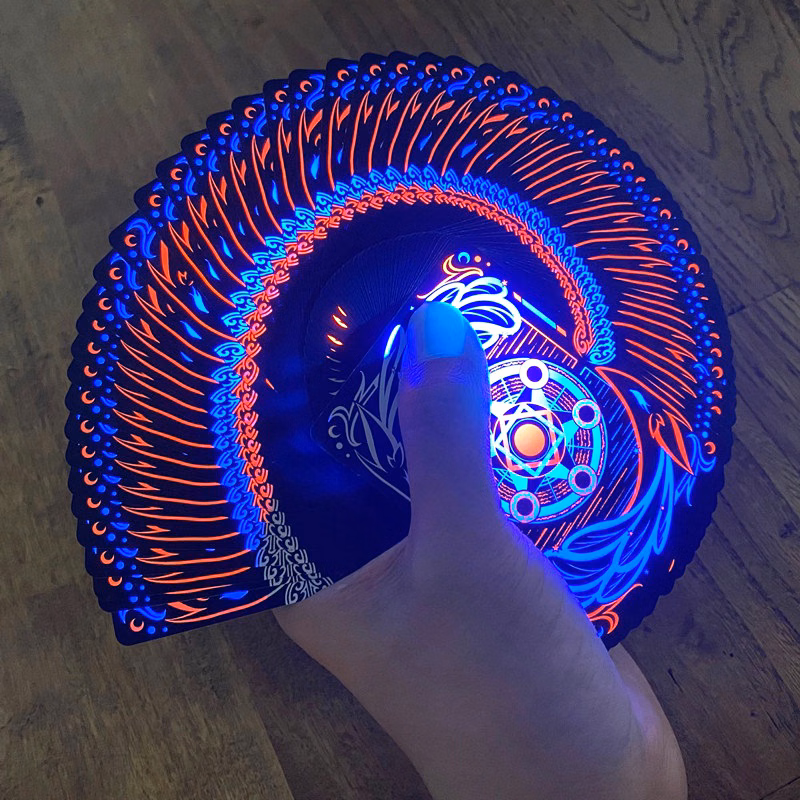 Fluorescent Paper Playing Card