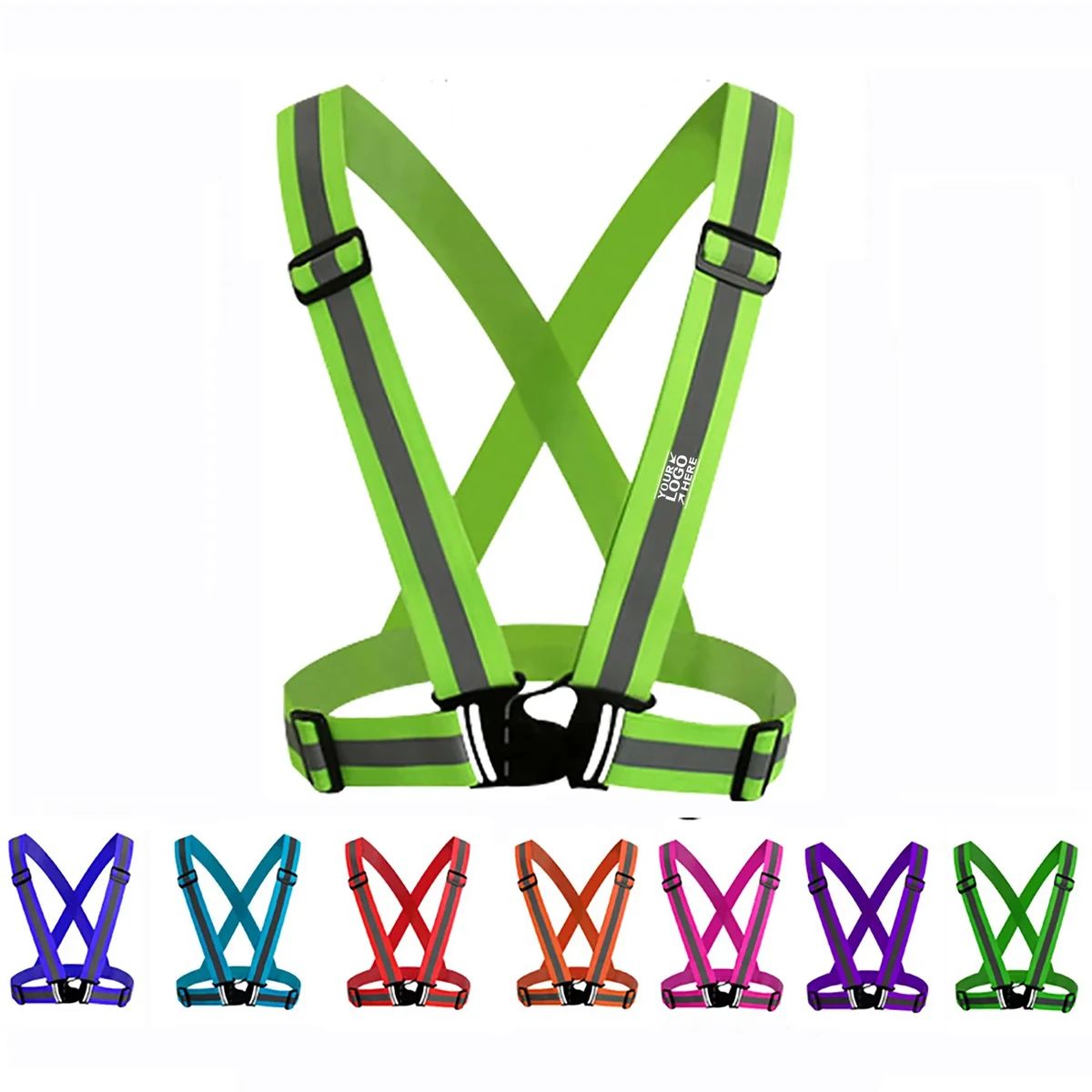 Reflective Strap Safety Vest 1