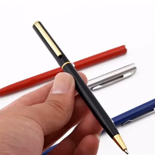 Slim Twist Action Ballpoint Pen / Gold Trim