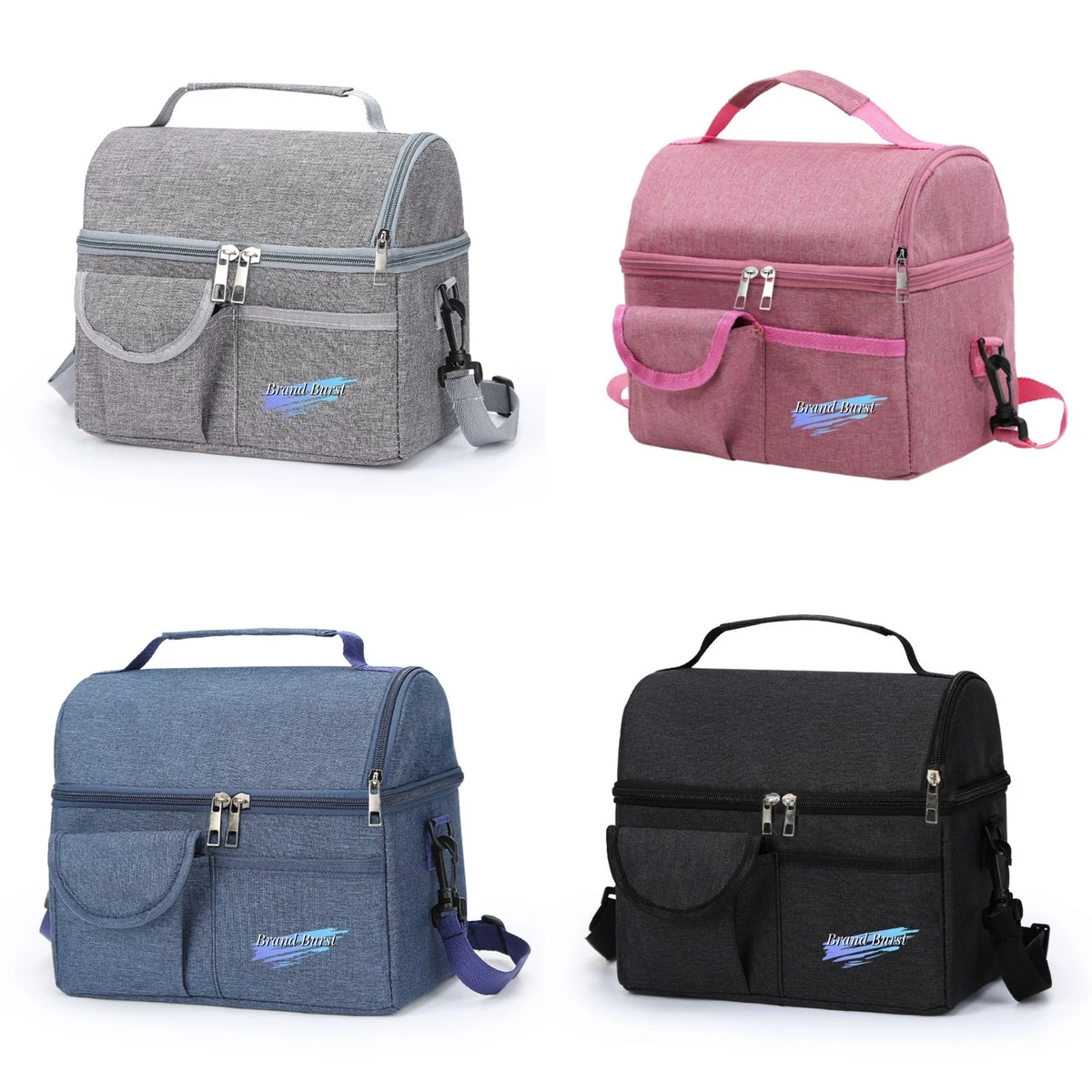 9L Insulated Lunch Bag With Shoulder Strap 1