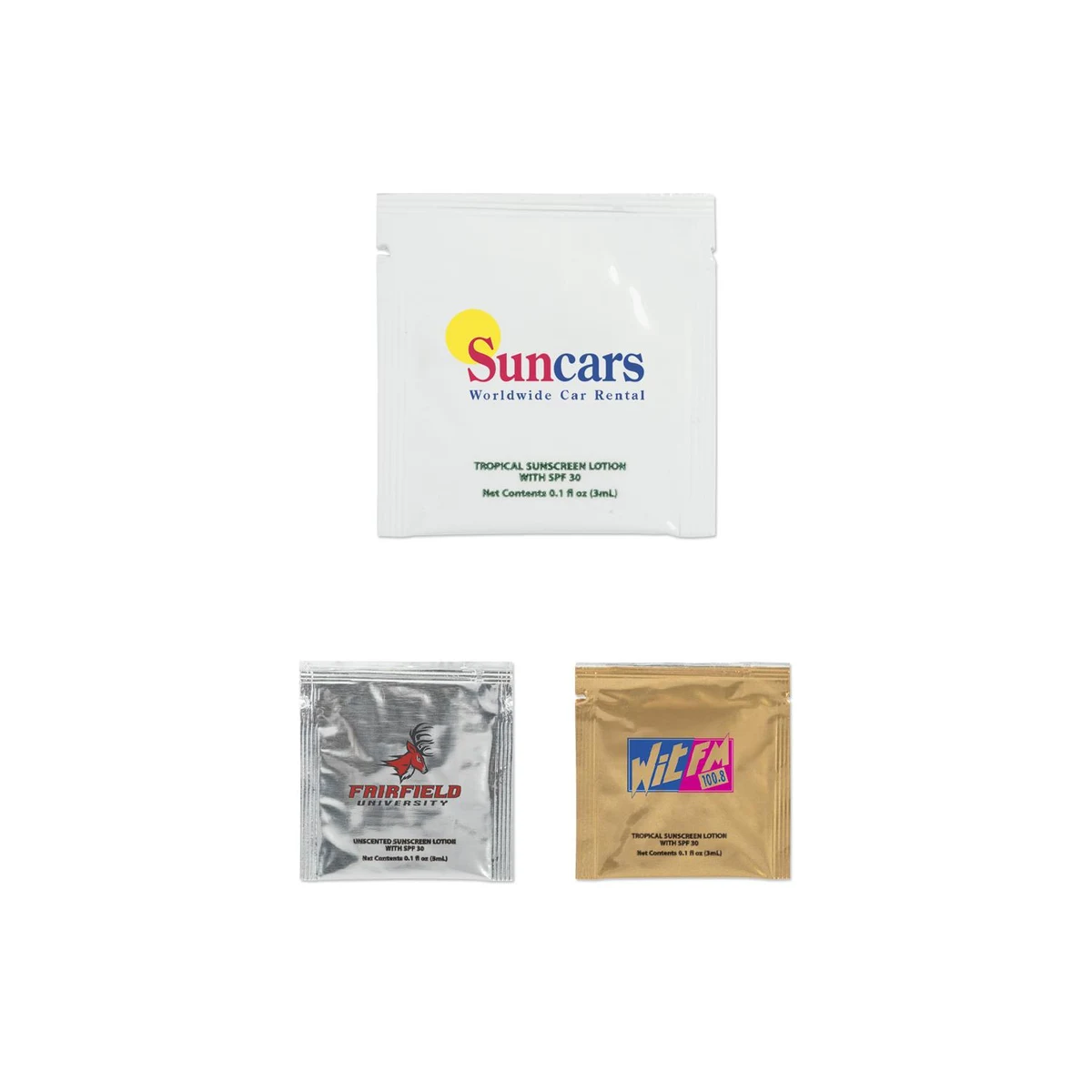 Small Sunscreen Packets 1