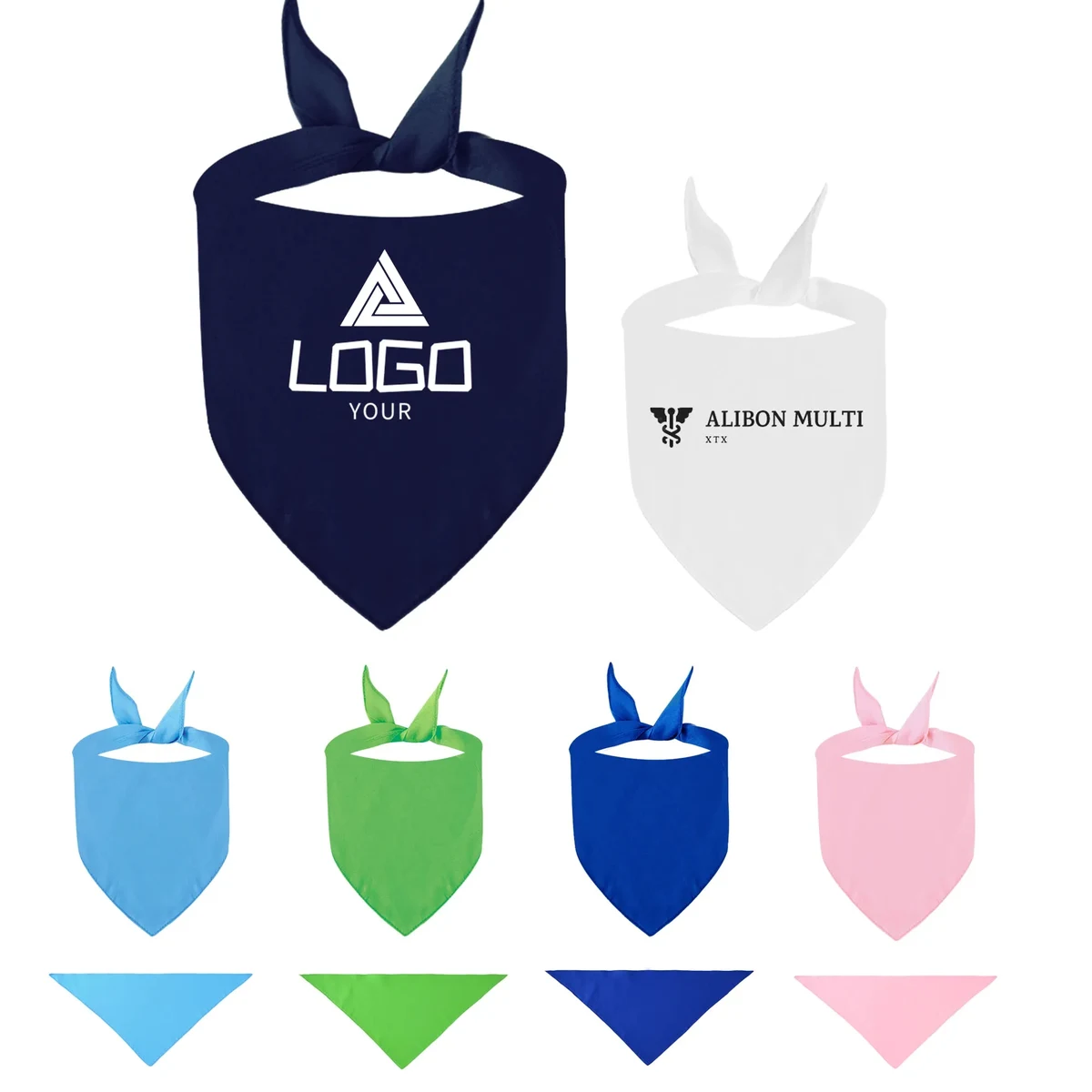 MOQ 100PCS Pet Triangle Towel Saliva Bandana 1