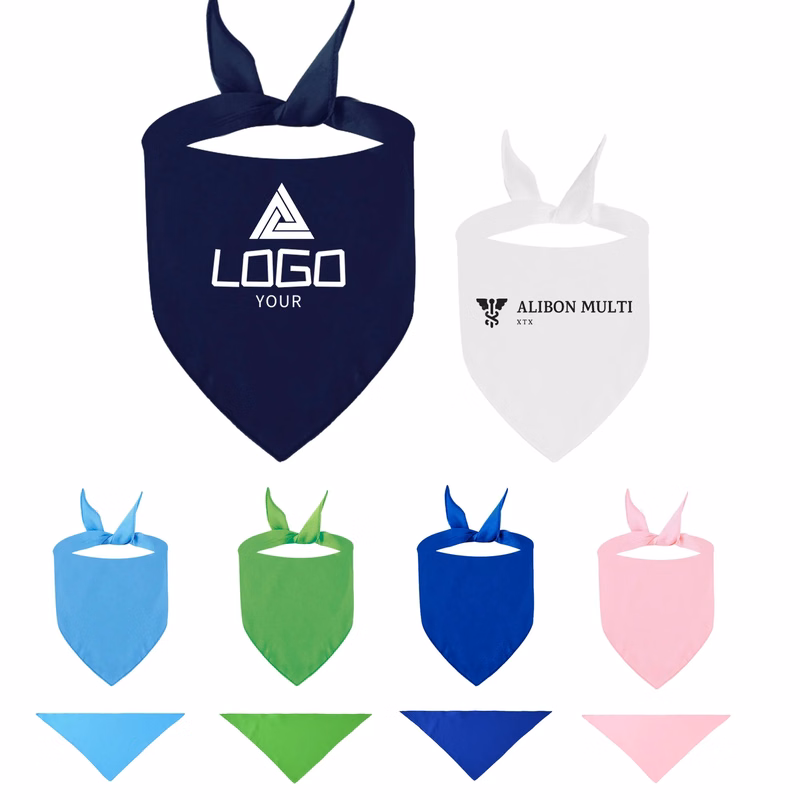 MOQ 100PCS Pet Triangle Towel Saliva Bandana